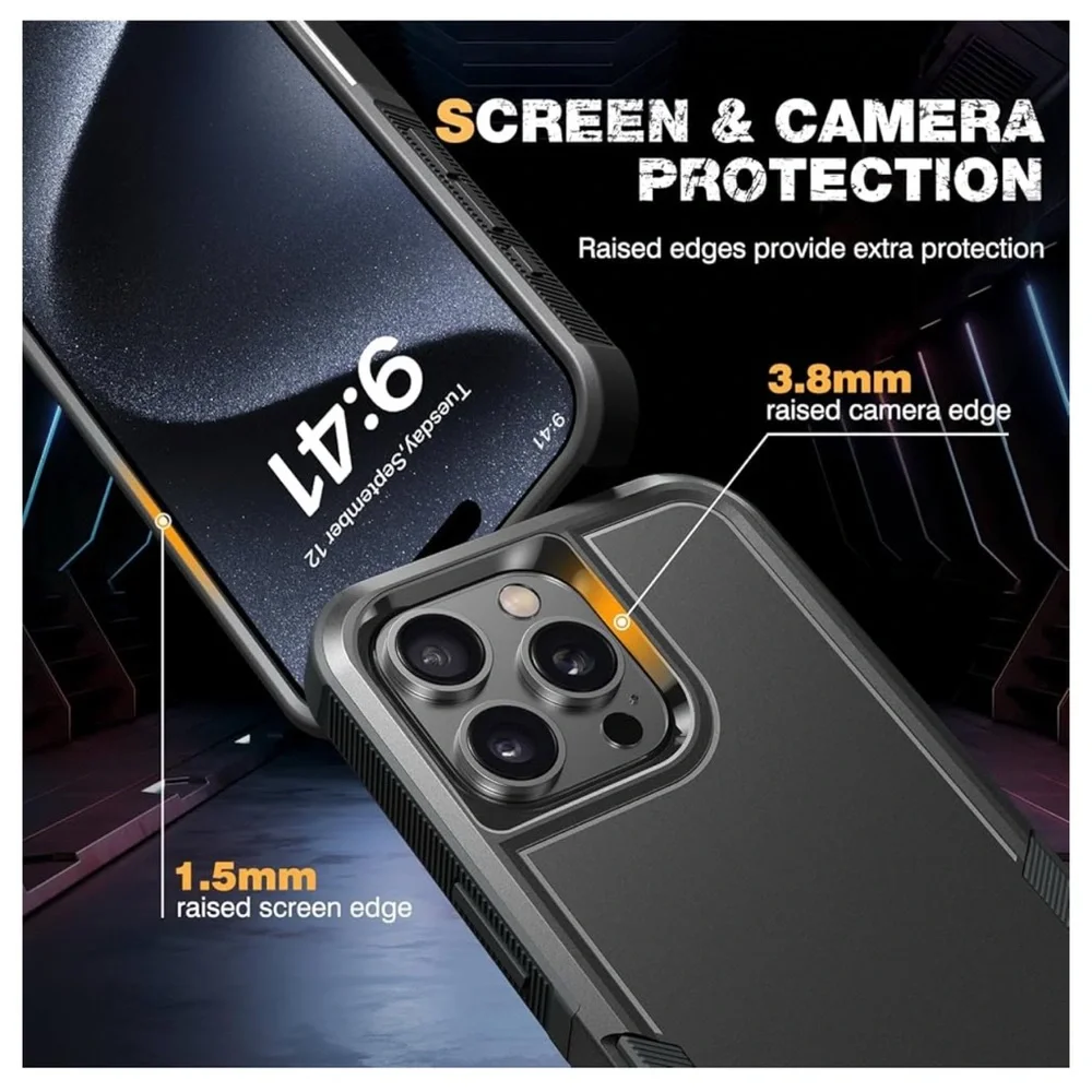 Privacy Black Protective Phone Case